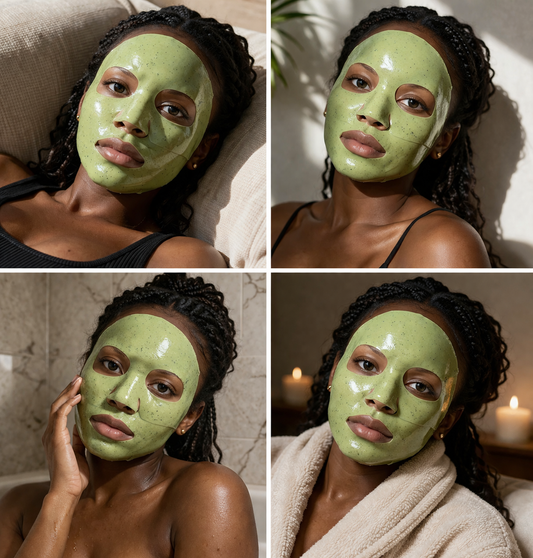 Mask Thé Vert - Antioxydant & Hydratation | Aura Afrique