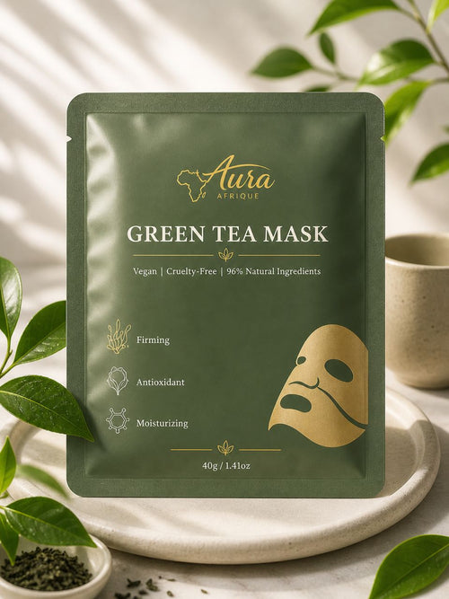 Mask Thé Vert - Antioxydant & Hydratation | Aura Afrique