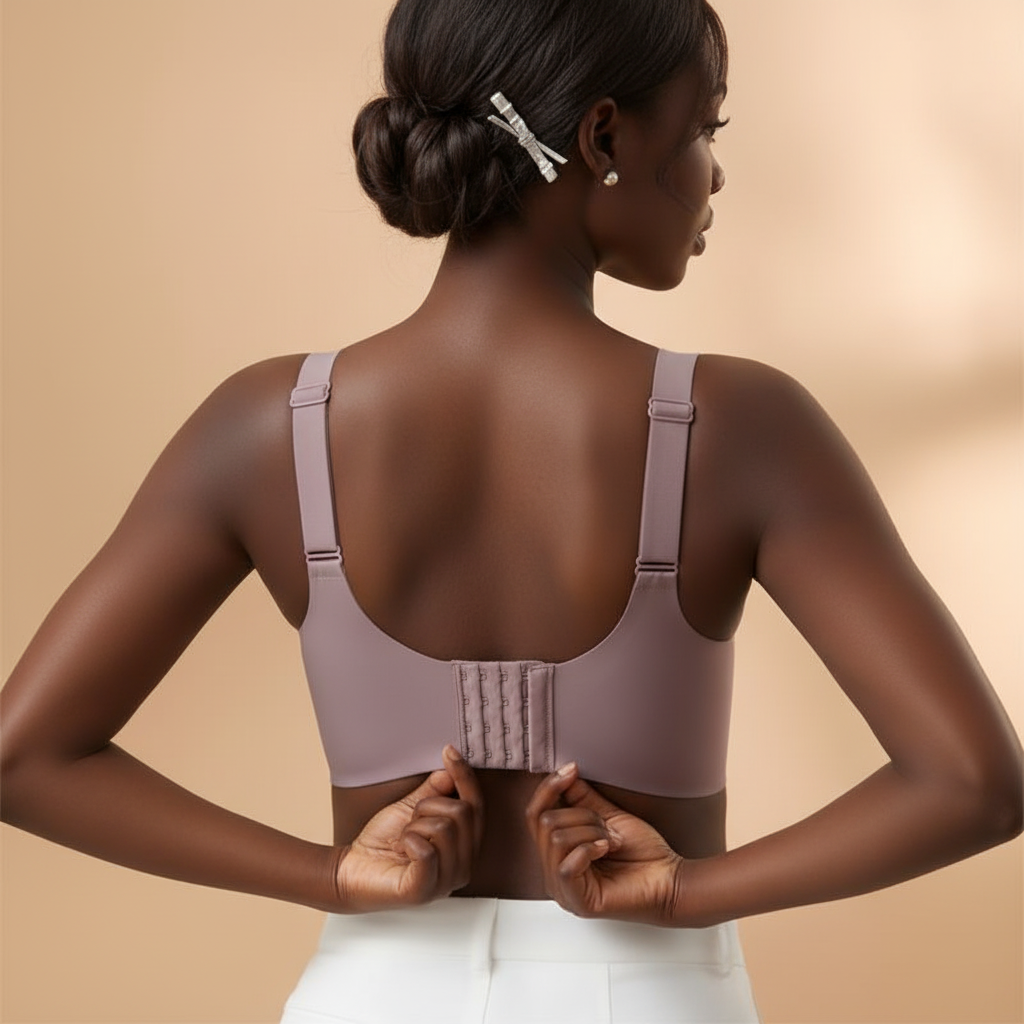 Vue de dos - soutien-gorge mauve identique